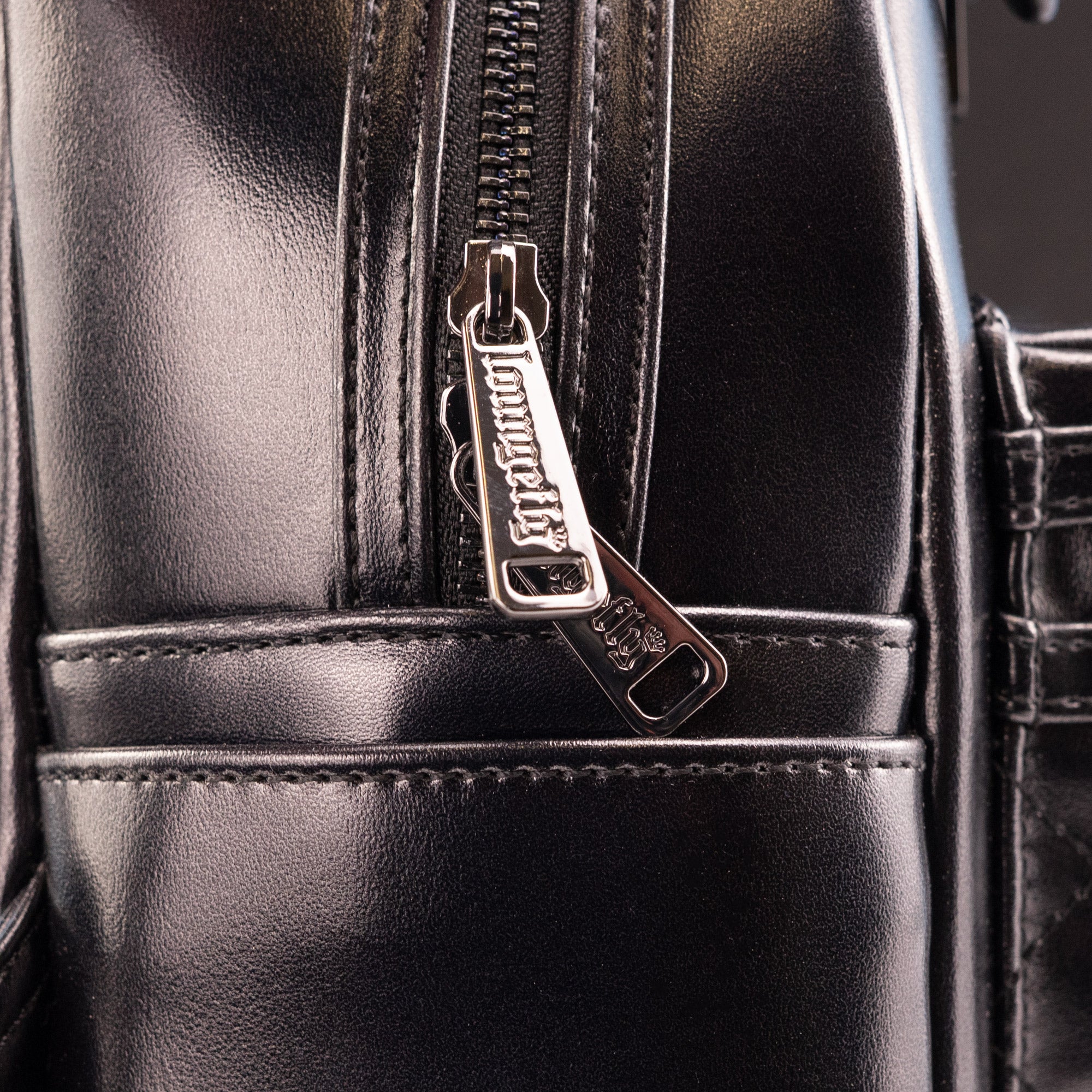 Loungefly x Disney Minnie Mouse Midnight Black Quilted Mini Backpack