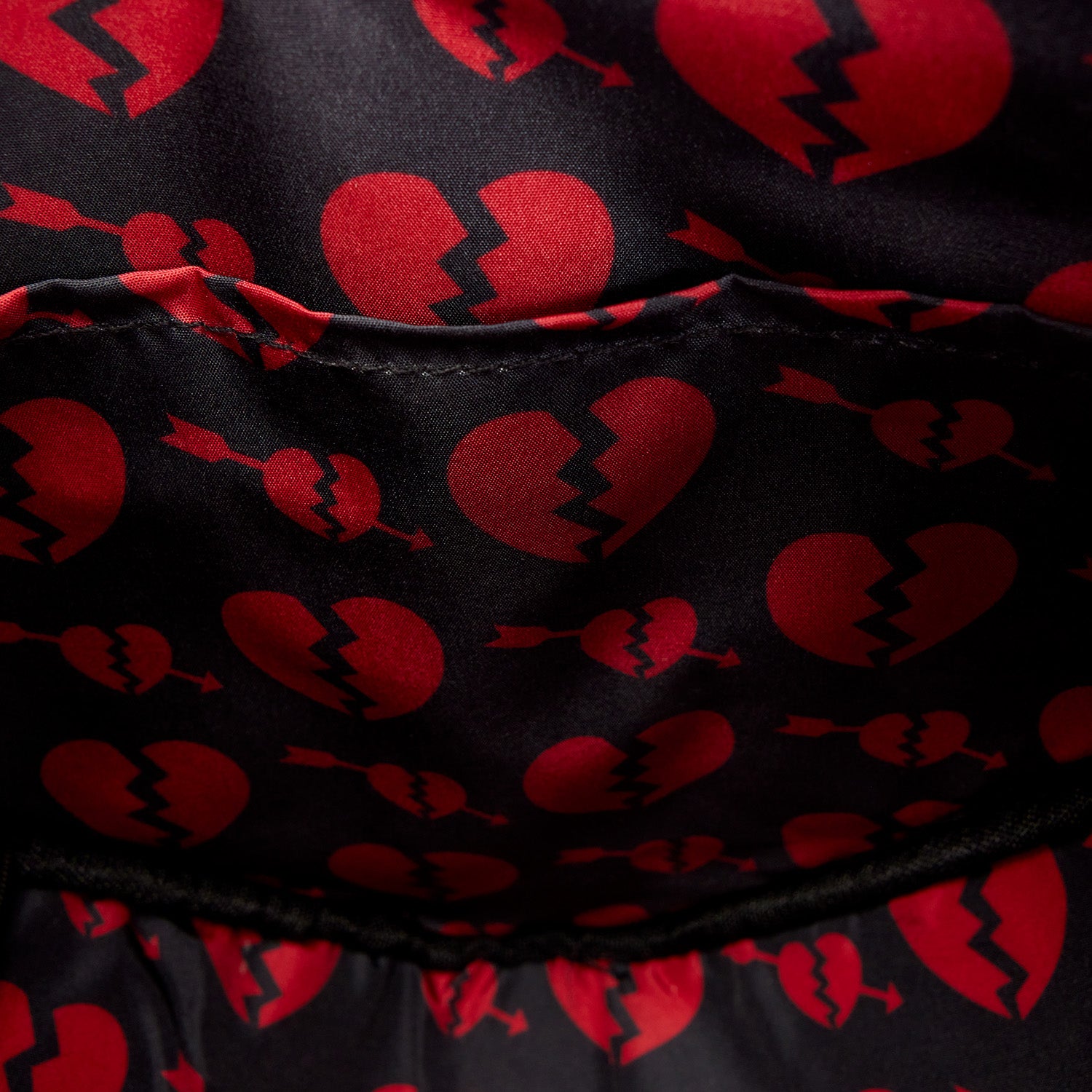 Loungefly Originals Figural Broken Heart Crossbody Bag