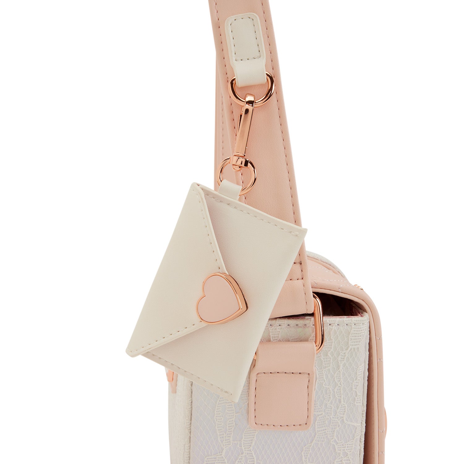 Loungefly Originals Heart Envelope Crossbody Bag With Bag Charm