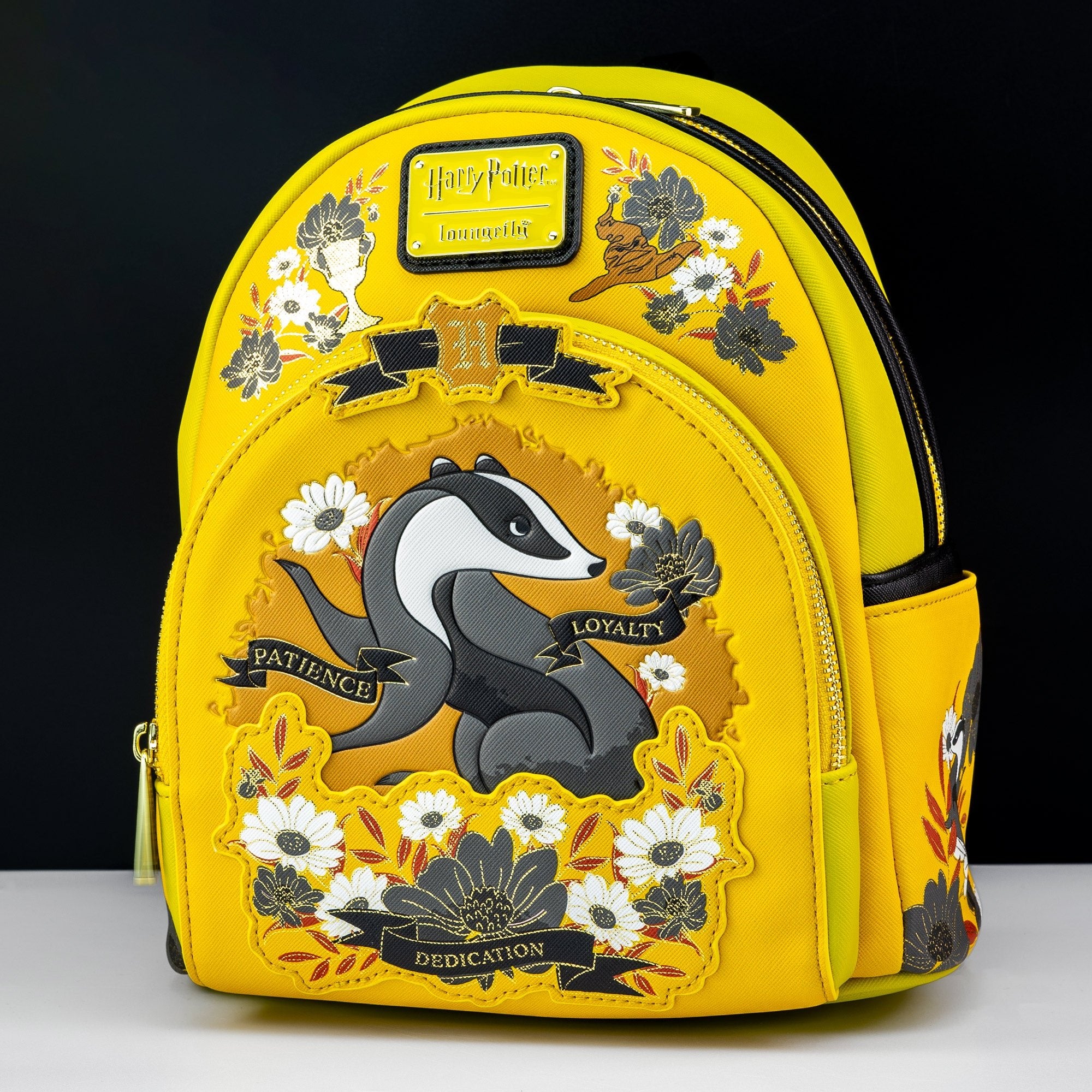 Loungefly x Harry Potter Hufflepuff House Tattoo Mini Backpack – GeekCore