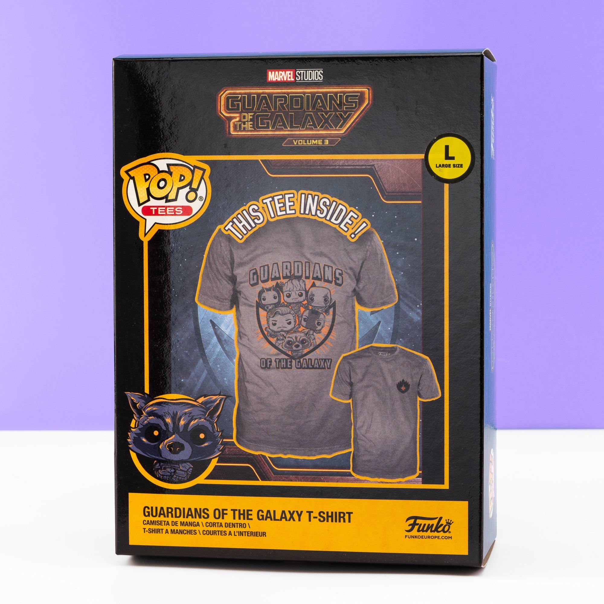 Marvel GOTG 3 Group Finale Funko Boxed Tee - GeekCore