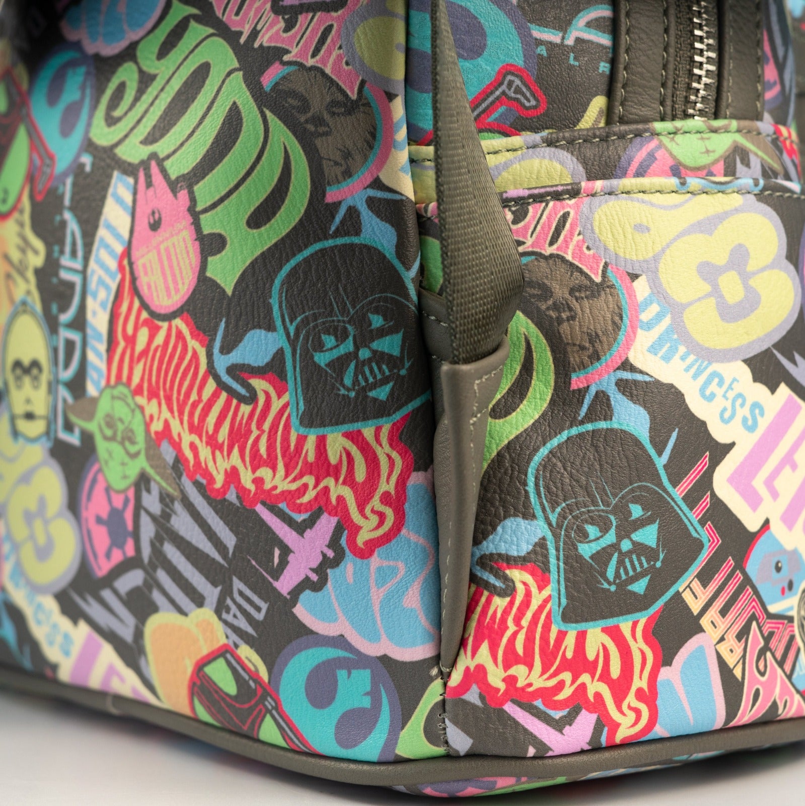 Loungefly x Star Wars Pastel Stickers Print Mini Backpack