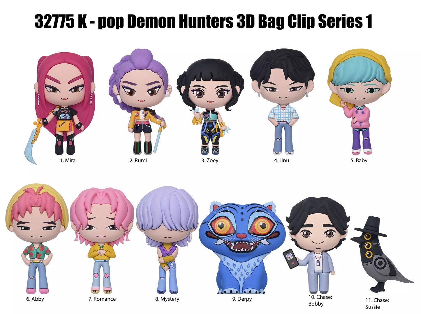 K-Pop Demon Hunters Series 1 Blind Bag Mystery Bag Clip