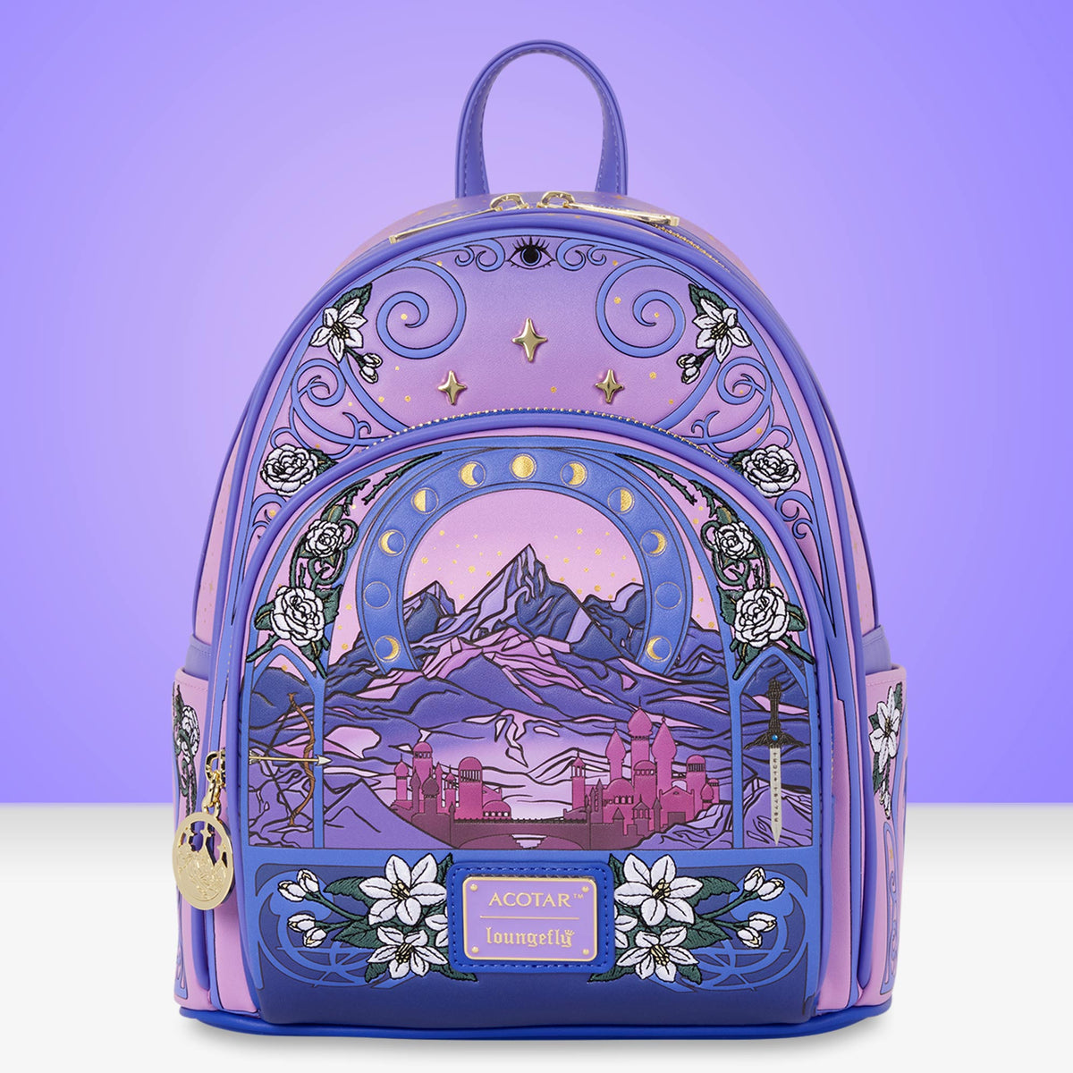 Loungefly x ACOTAR Night Court Ramiel Mountain Mini Backpack