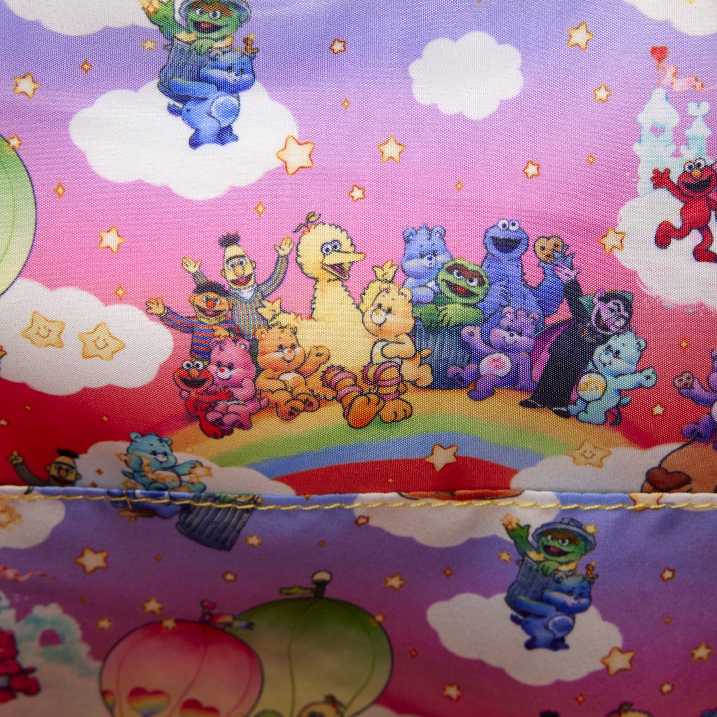 Loungefly x Care Bears x Sesame Street Denim Mini Backpack