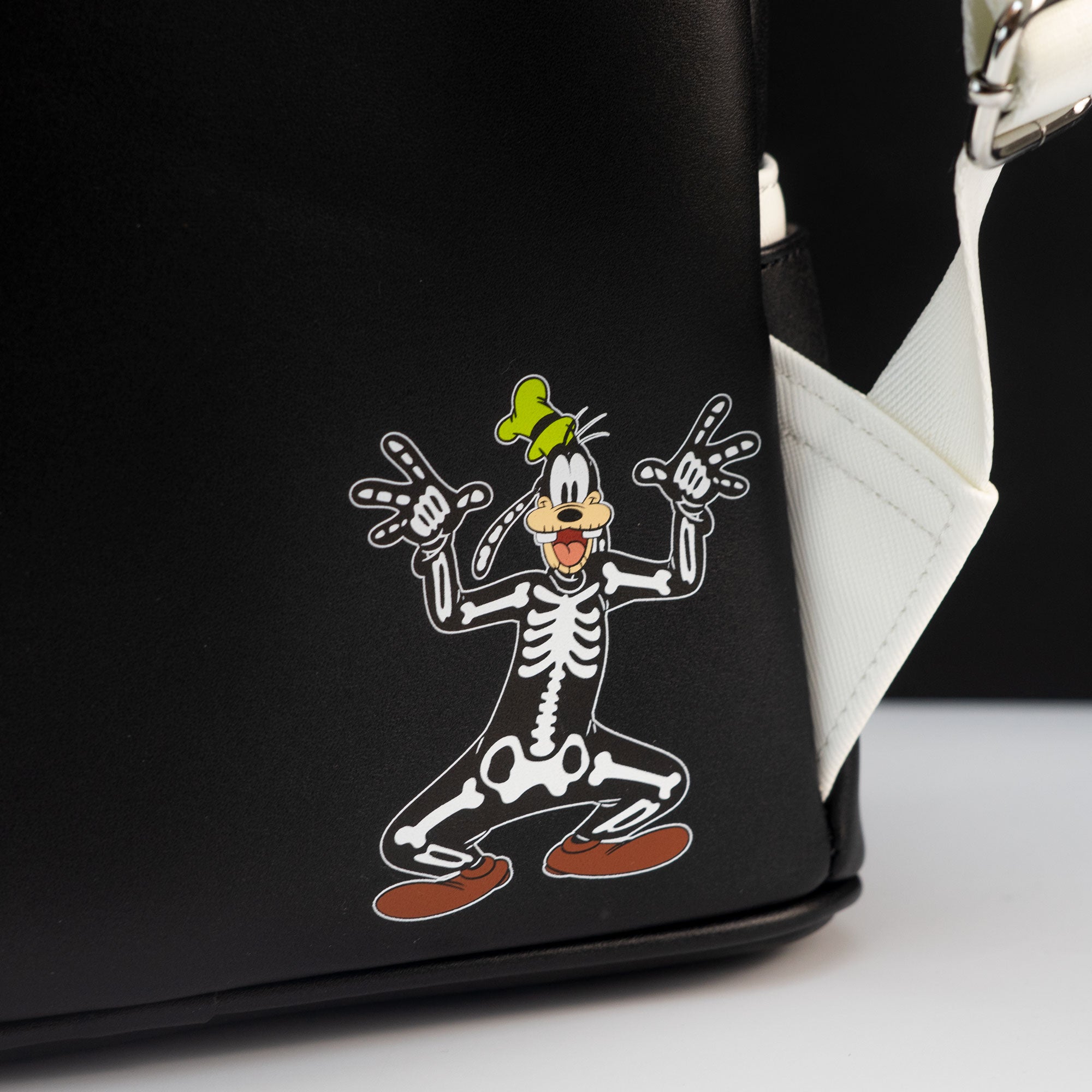 Loungefly x Disney Goofy Glow in the Dark Skeleton Cosplay Mini Backpack