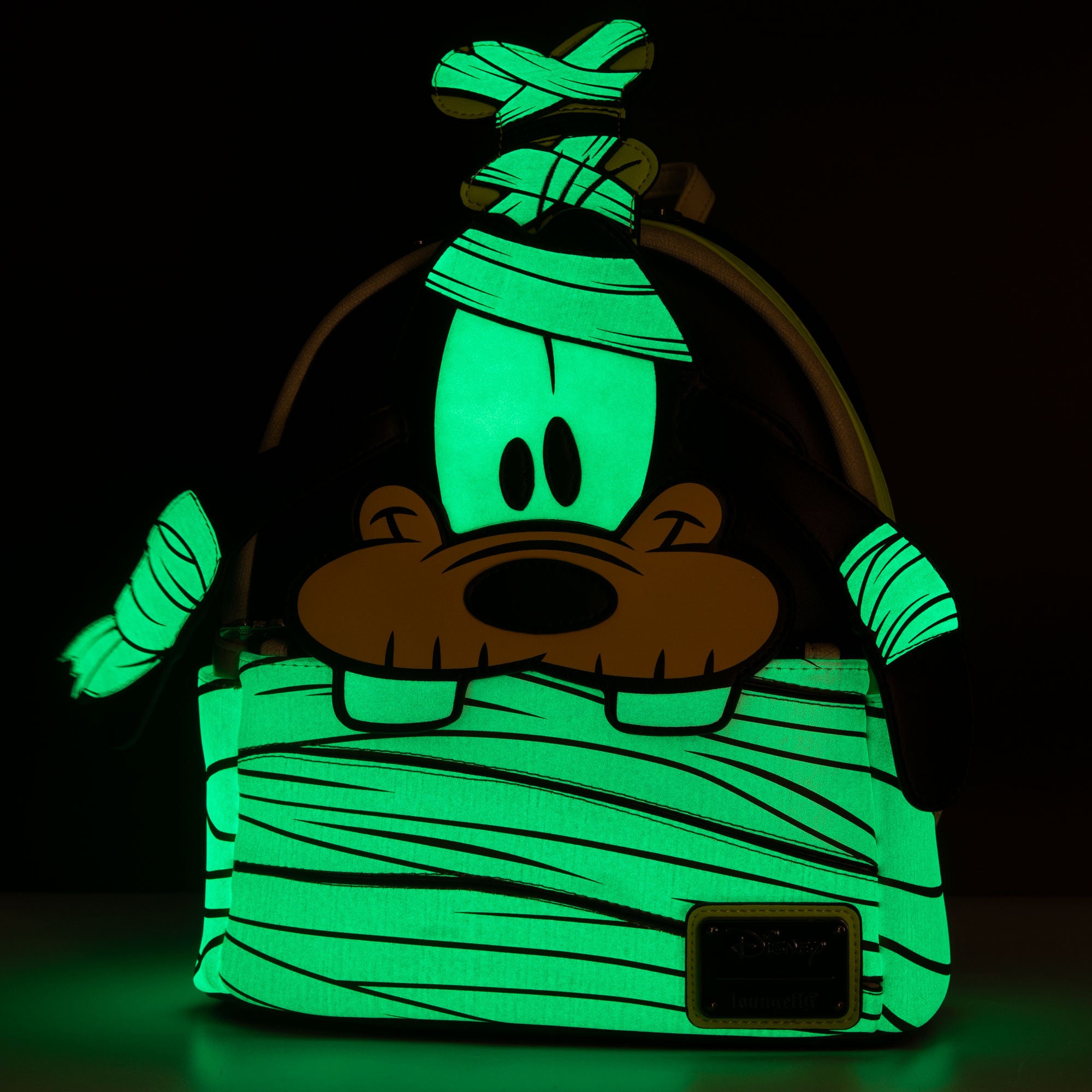 Loungefly x Disney Goofy Glow in the Dark Mummy Cosplay Mini Backpack