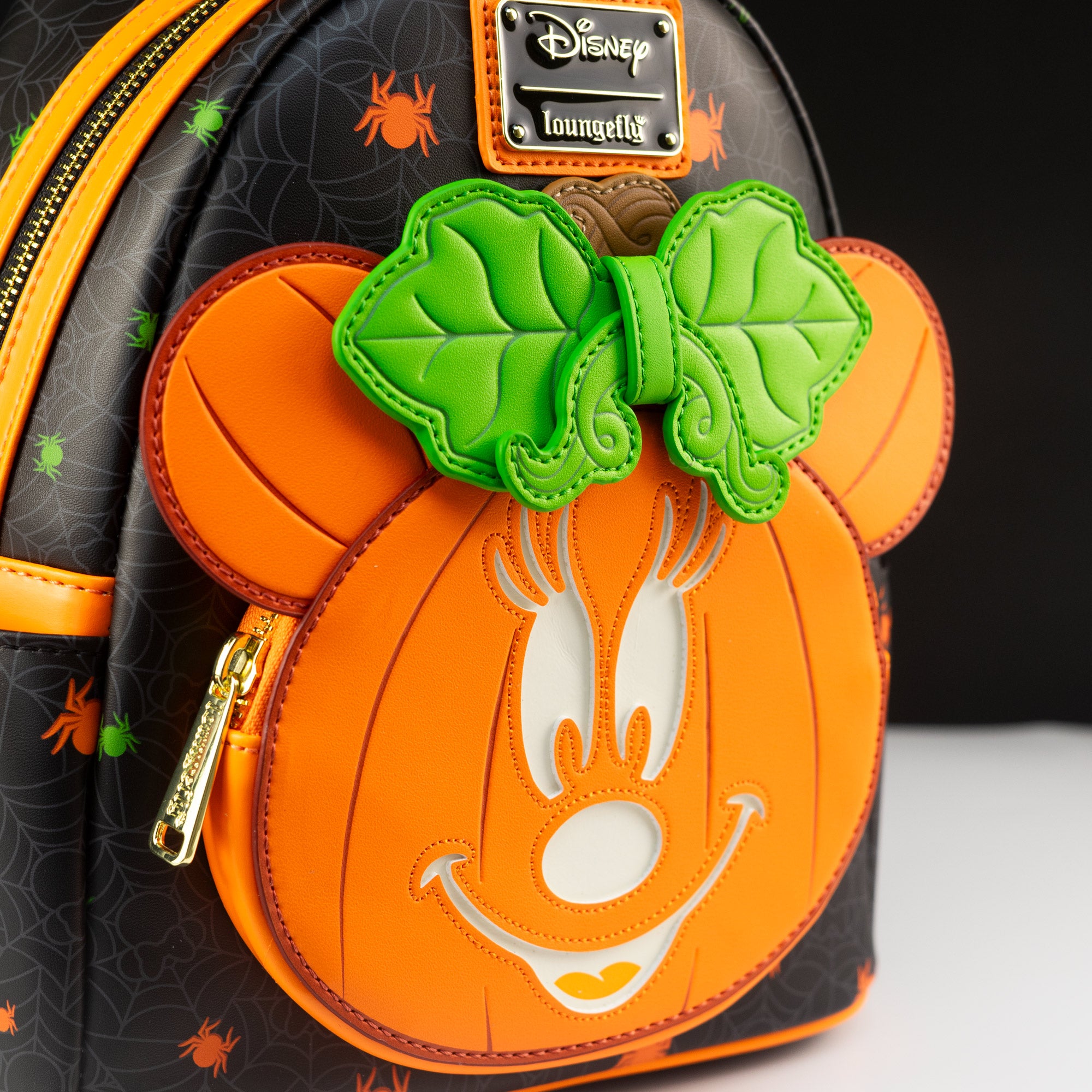 Loungefly x Disney Minnie-O-Lantern Pumpkin Minnie Mouse Mini Backpack