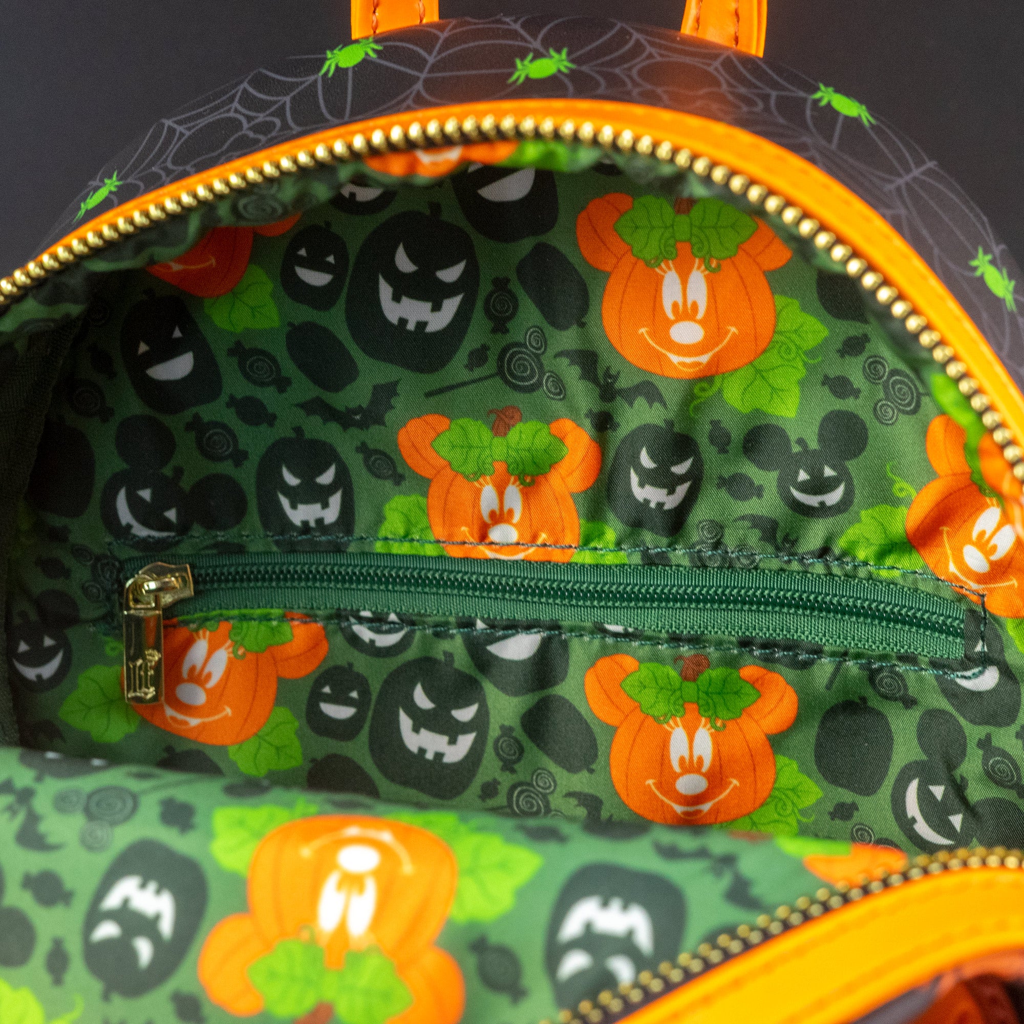 Loungefly x Disney Minnie-O-Lantern Pumpkin Minnie Mouse Mini Backpack