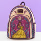 Loungefly x Disney Beauty and the Beast Stained Glass Mini Backpack