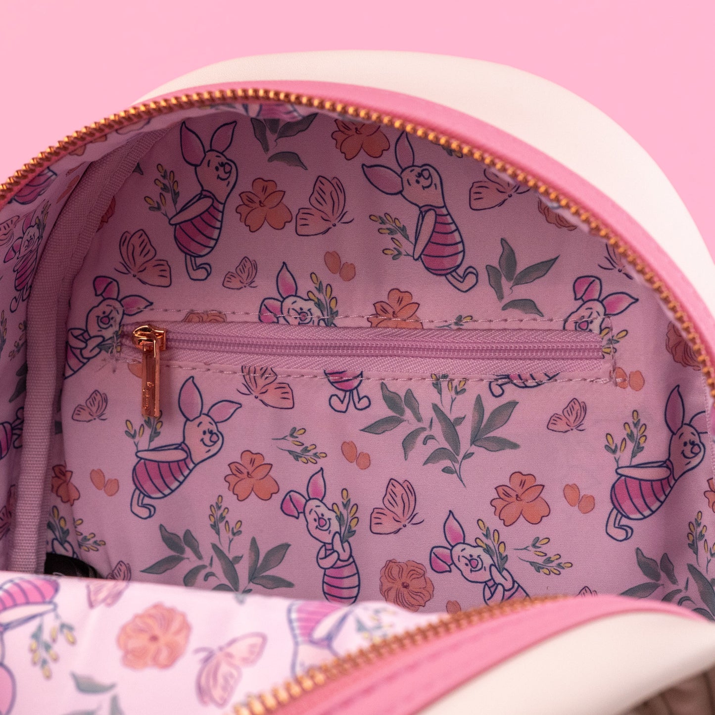 Loungefly x Disney Winnie the Pooh Piglet Floral Mini Backpack