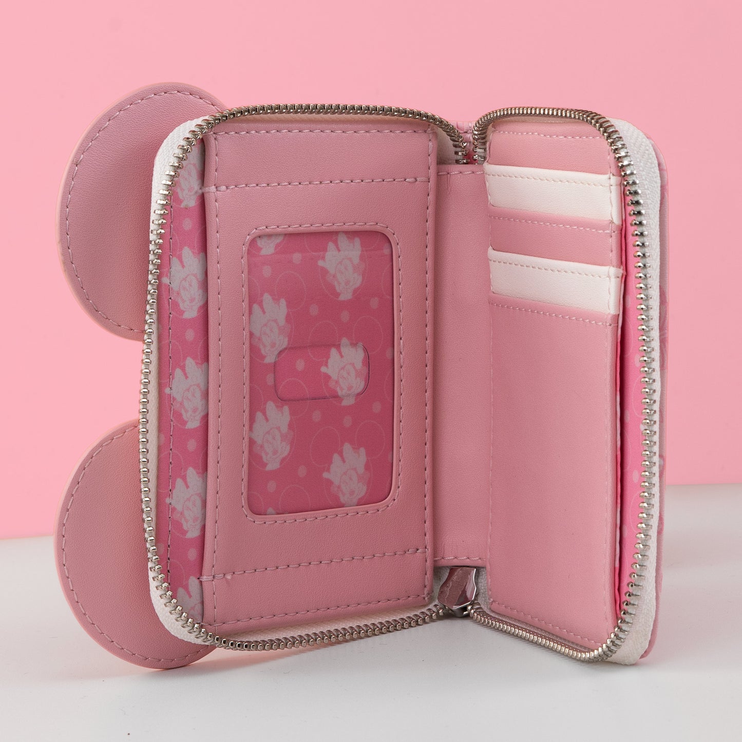 Loungefly x Disney Minnie Mouse Pink Debossed Bows Wallet