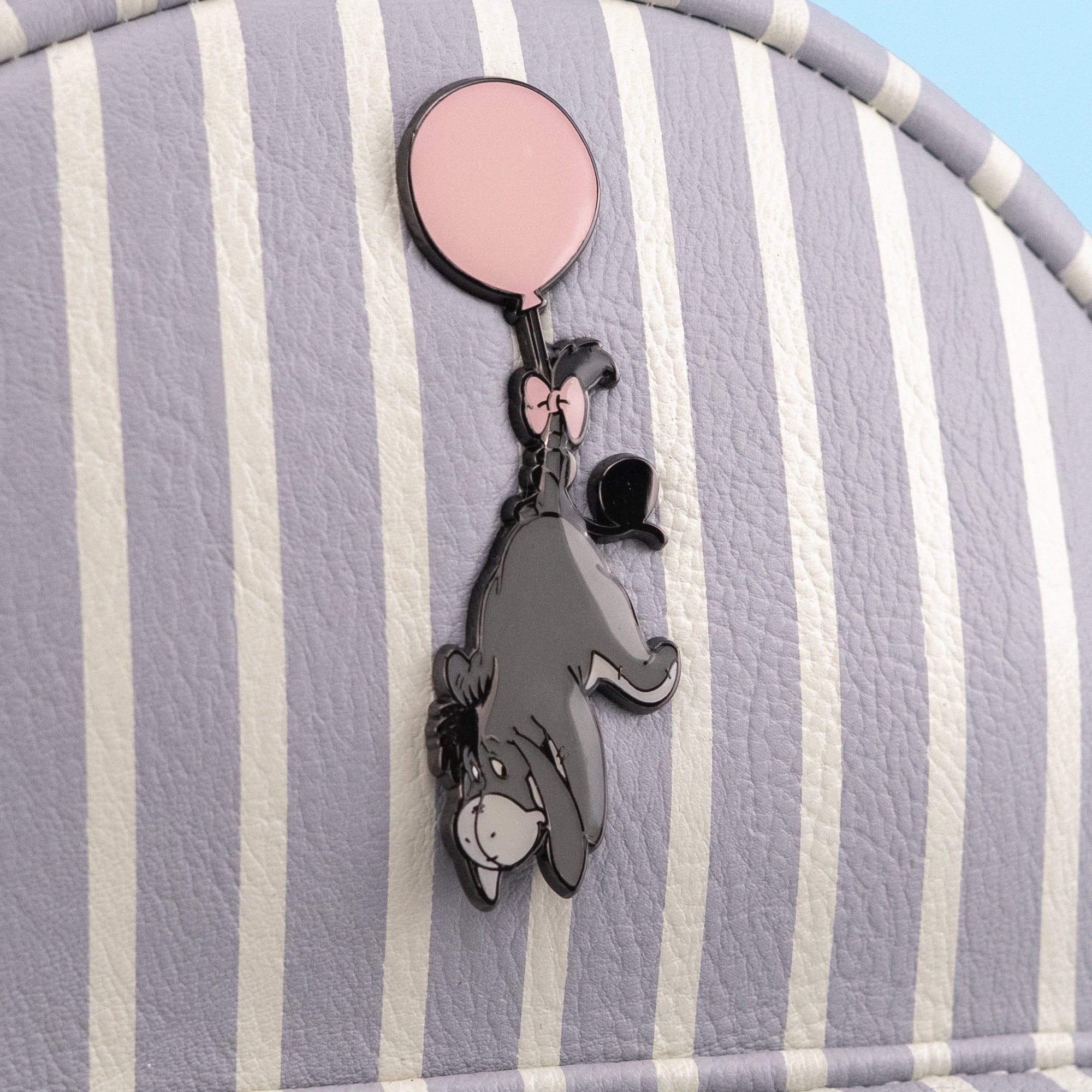 Loungefly x Disney Winnie the Pooh Eeyore Striped Balloon Mini Backpack
