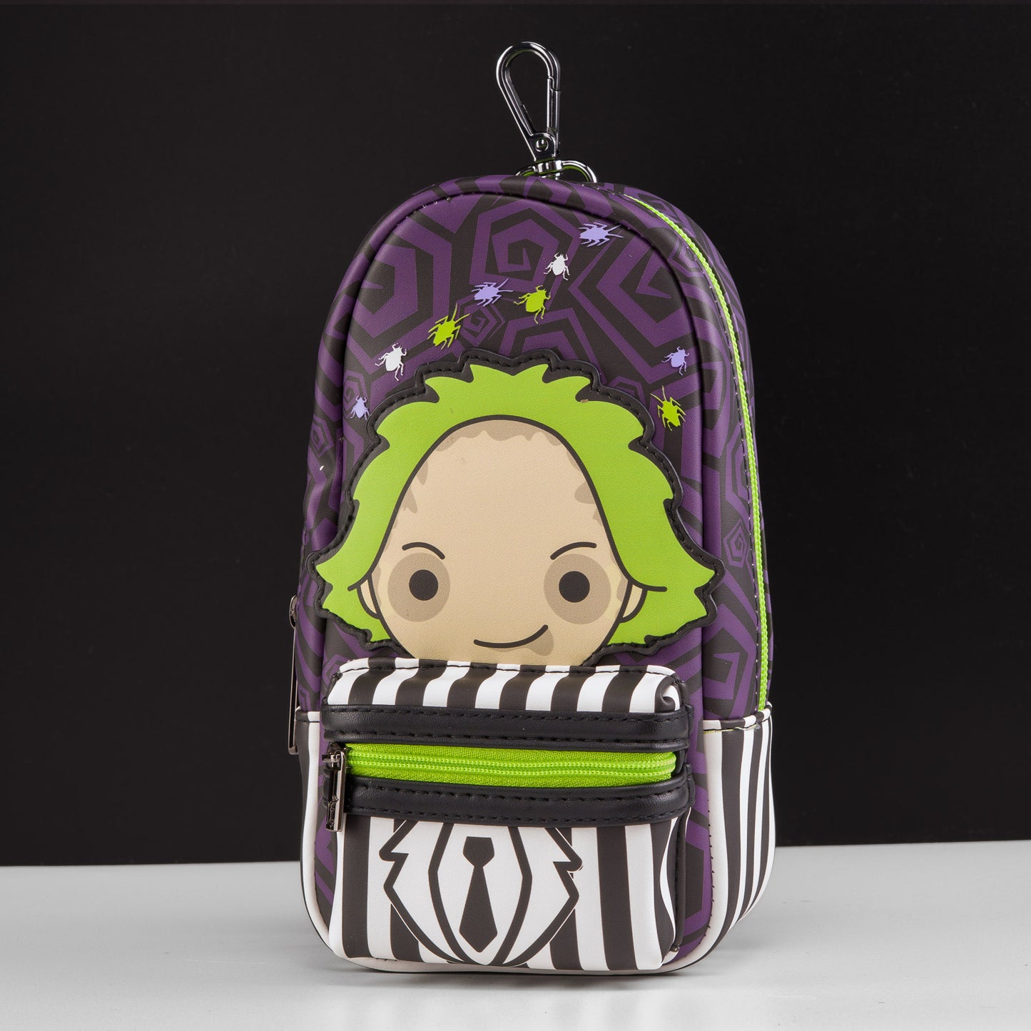 Loungefly x Beetlejuice Pin Stripe Pencil Case