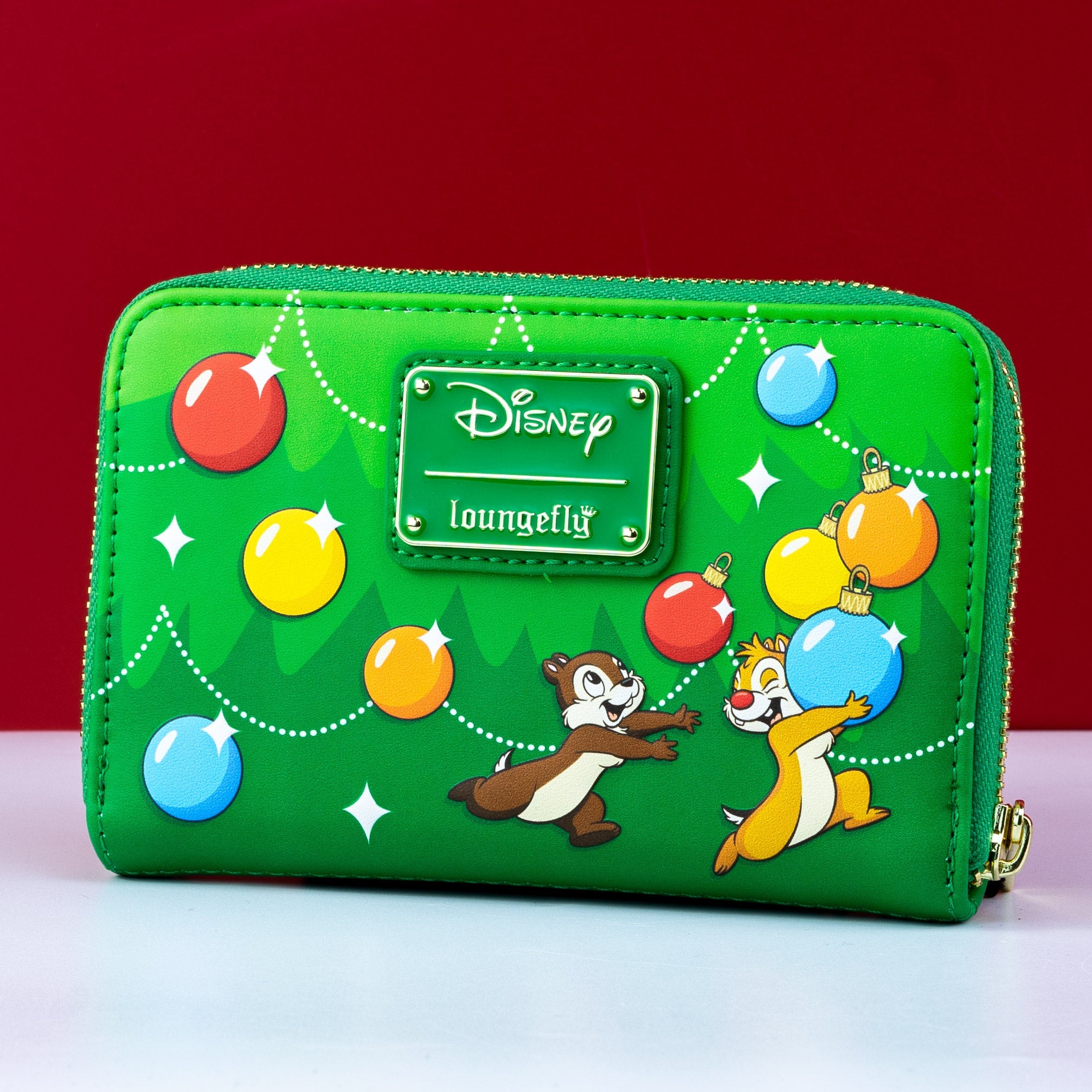 [OUTLET] Loungefly x Disney Chip and Dale Christmas Ornament Wallet