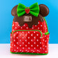 Loungefly x Disney Minnie Mouse Chocolate Strawberry Scented Mini Backpack