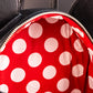 Loungefly x Disney Minnie Mouse Quilted Polka Dot Bow Mini Backpack