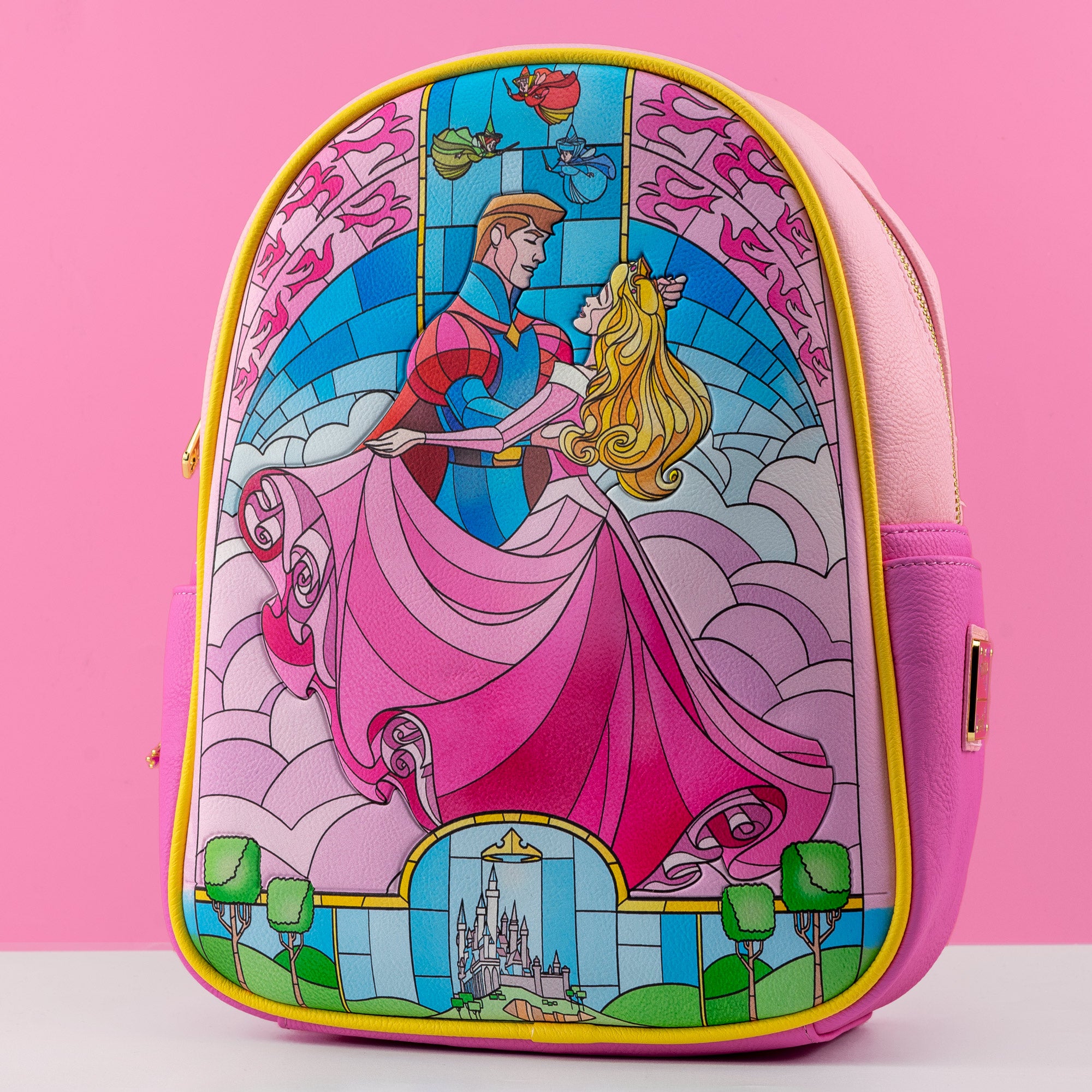 Loungefly x Disney Sleeping Beauty Stained Glass Mini Backpack