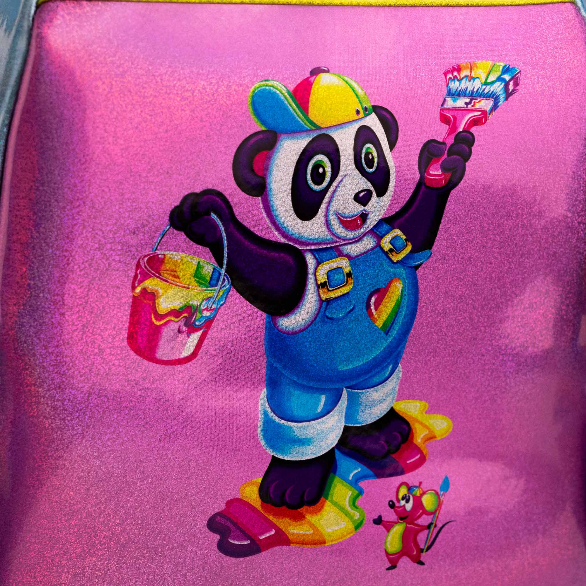 Loungefly x Lisa Frank Glitter Colour Block Mini Backpack