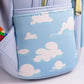 Loungefly x Disney Pixar Up Carl and Ellie Foil Hearts Balloons Mini Backpack With Coin Bag
