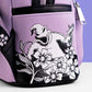 Loungefly x The Nightmare Before Christmas Jack and Sally Lavender Floral Mini Backpack