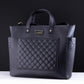 Loungefly Originals Black Quilted Pin Trader Convertible Tote Bag