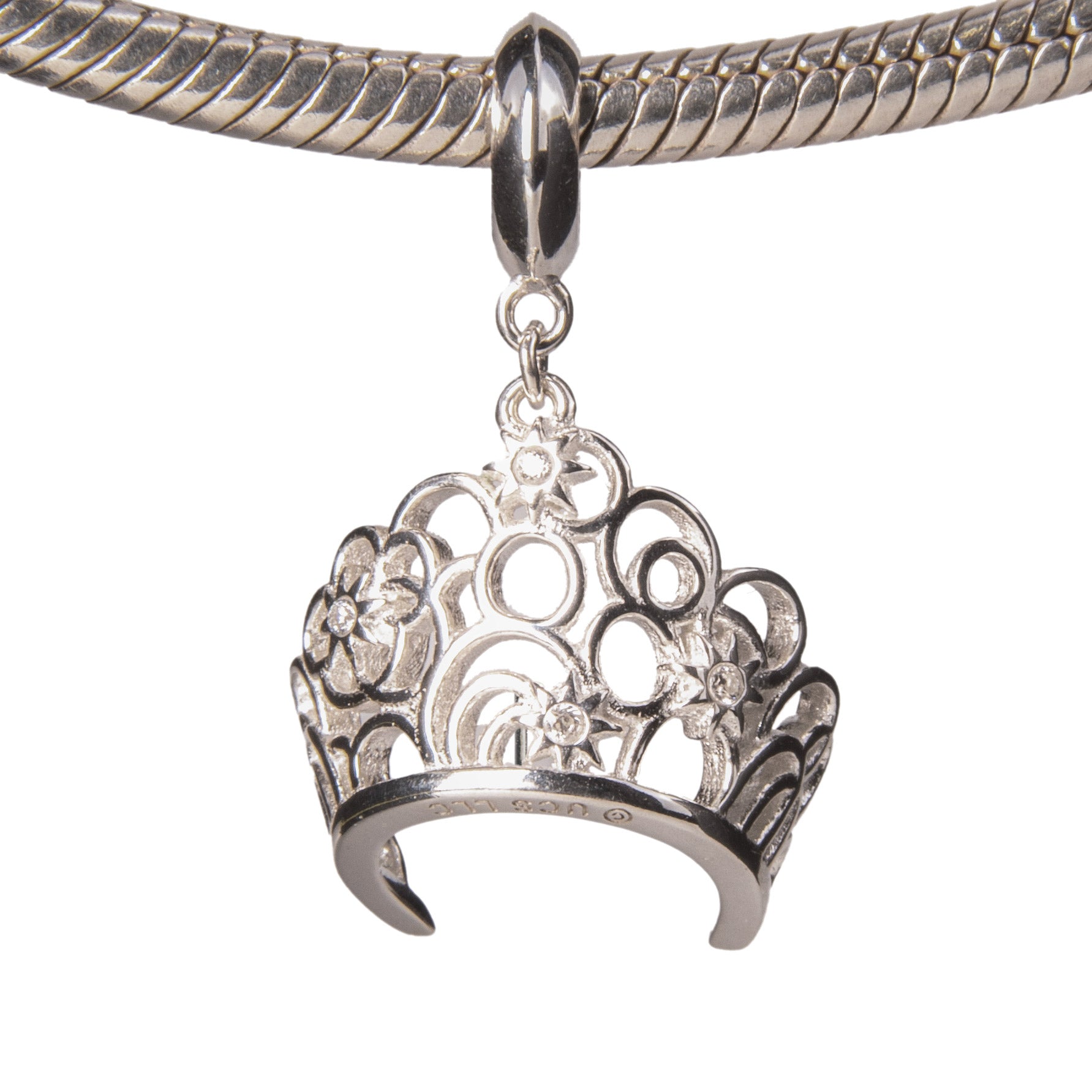 Wicked: For Good Glinda's Tiara Sterling Silver Slider Charm