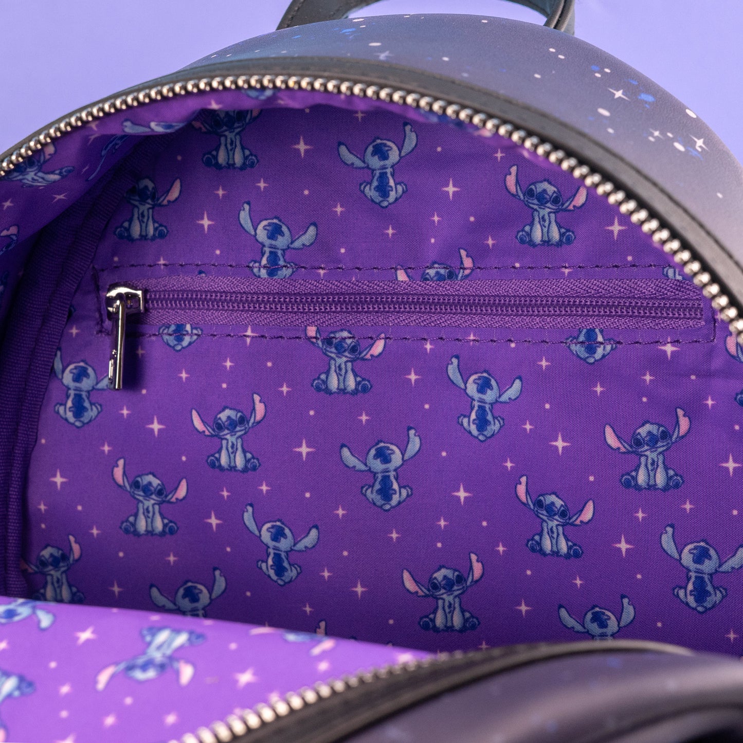 Loungefly x Disney Lilo & Stitch Starry Night Stitch Mini Backpack