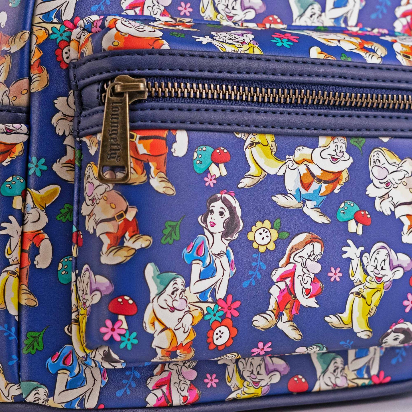 Loungefly x Snow White and the Seven Dwarfs Floral Watercolour AOP Mini Backpack