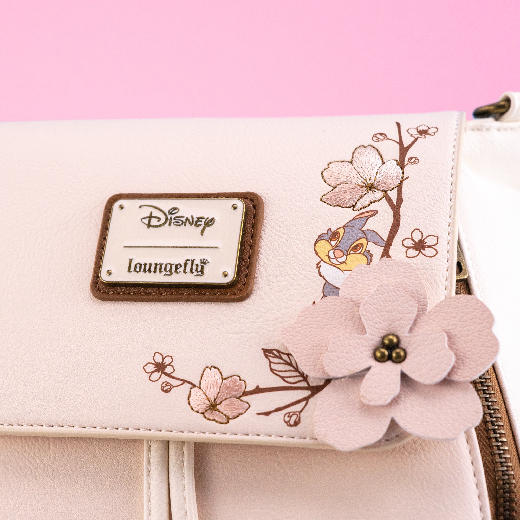 Loungefly x Disney Bambi Cherry Blossom Flap Mini Backpack