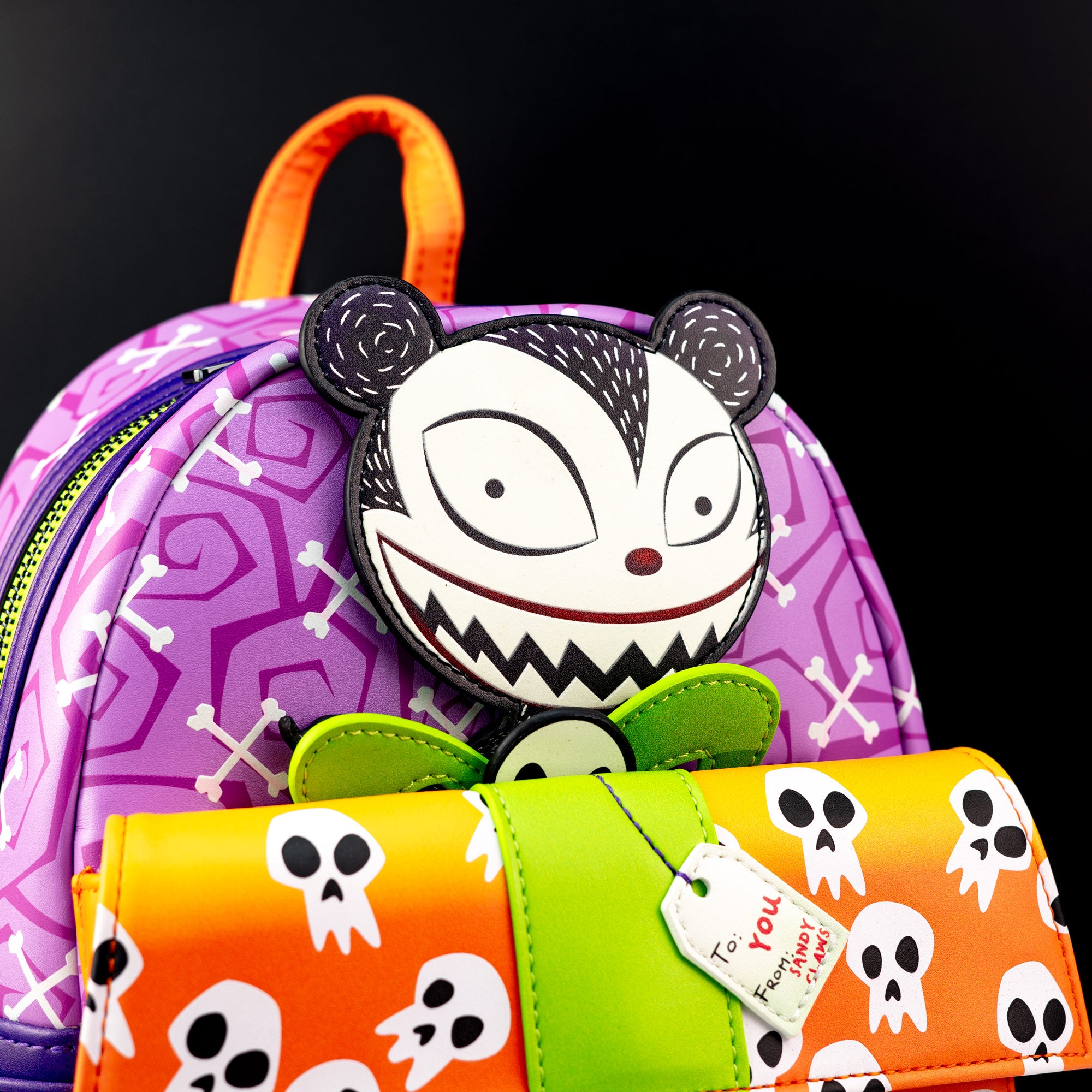 Loungefly x The Nightmare Before Christmas Scary Teddy Present Mini Backpack