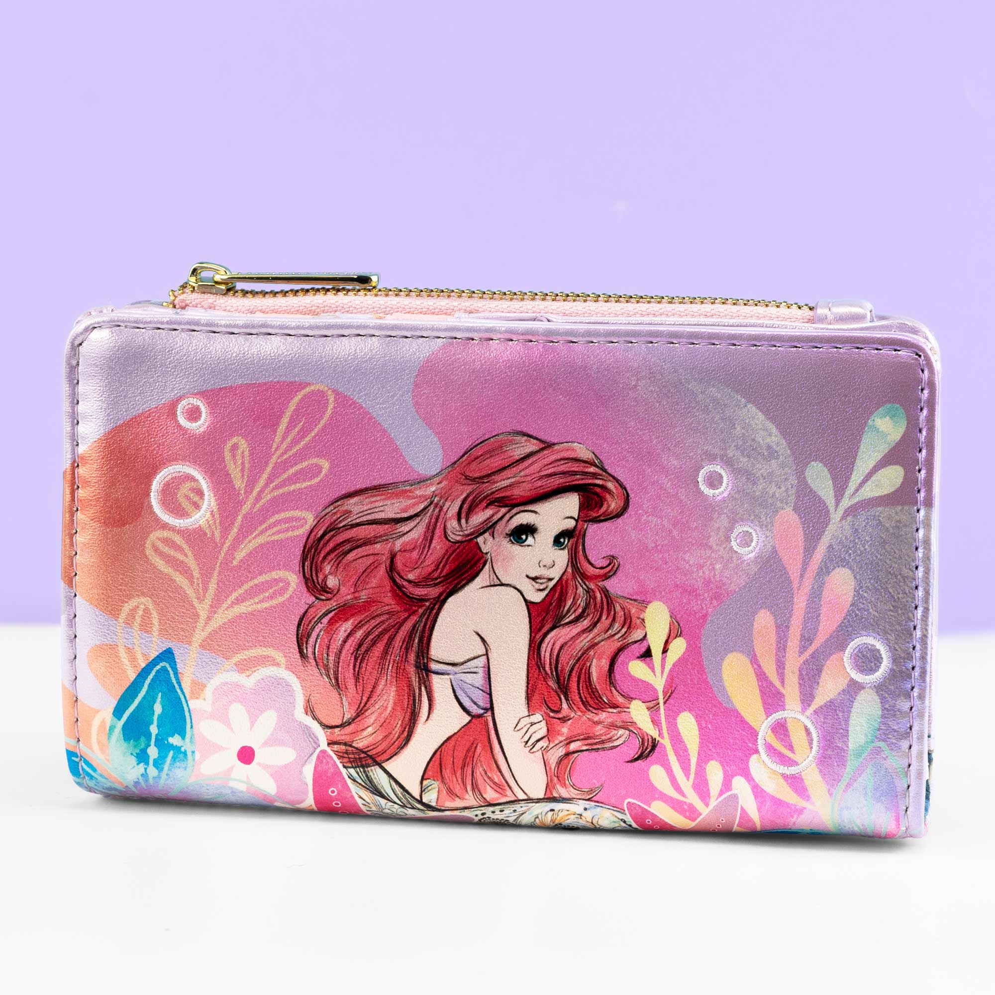 Loungefly x Disney The Little Mermaid Ariel Soft Floral Wallet