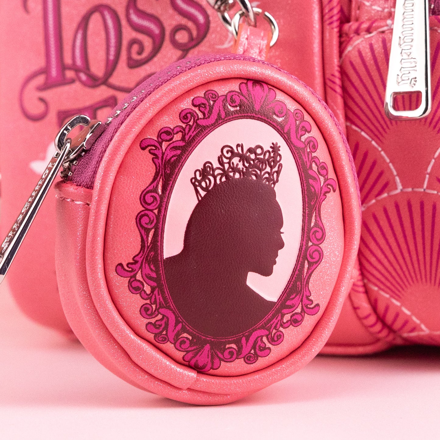 Loungefly x Wicked Glinda Pink Convertible Mini Backpack