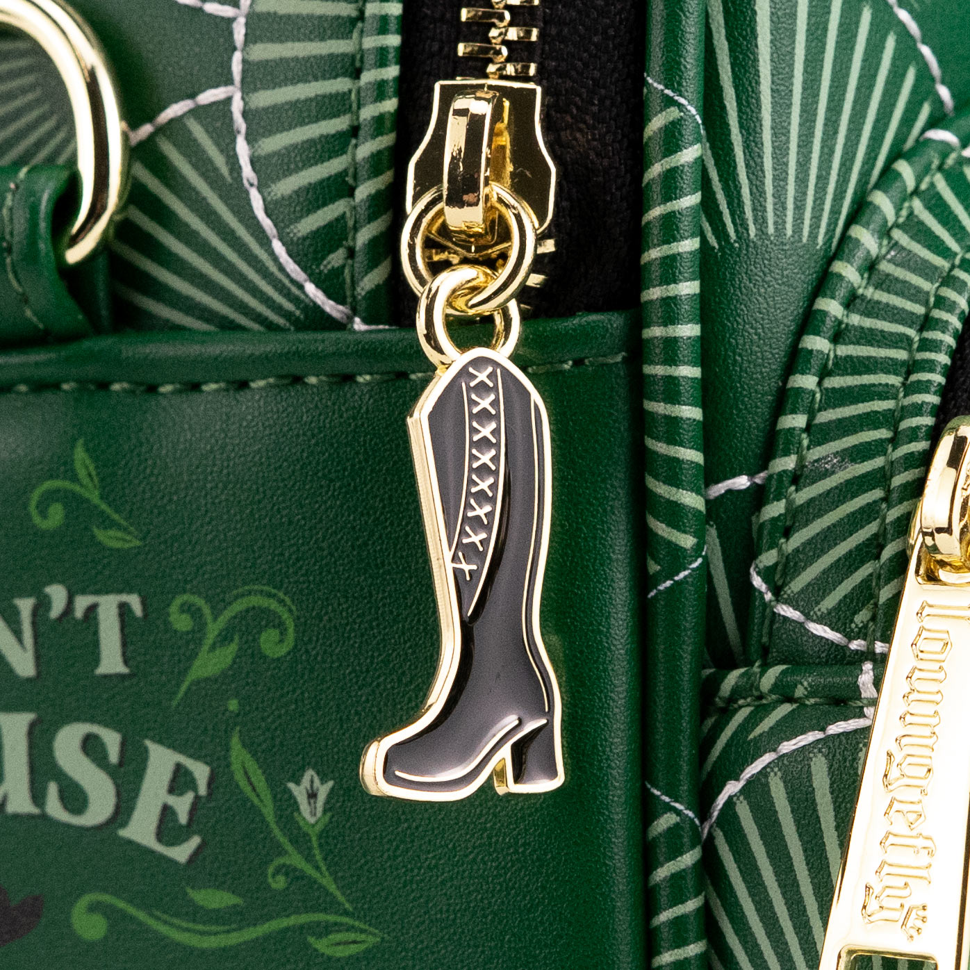 Loungefly x Wicked Elphaba Green Convertible Mini Backpack