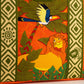 Loungefly x Disney Lion King Animals Canvas Crossbody Tote Bag