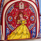 Loungefly x Disney Beauty and the Beast Belle Red Stained Glass Mini Backpack