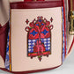 Loungefly x Disney Beauty and the Beast Belle Red Stained Glass Mini Backpack