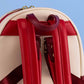 Loungefly x Disney Beauty and the Beast Belle Red Stained Glass Mini Backpack