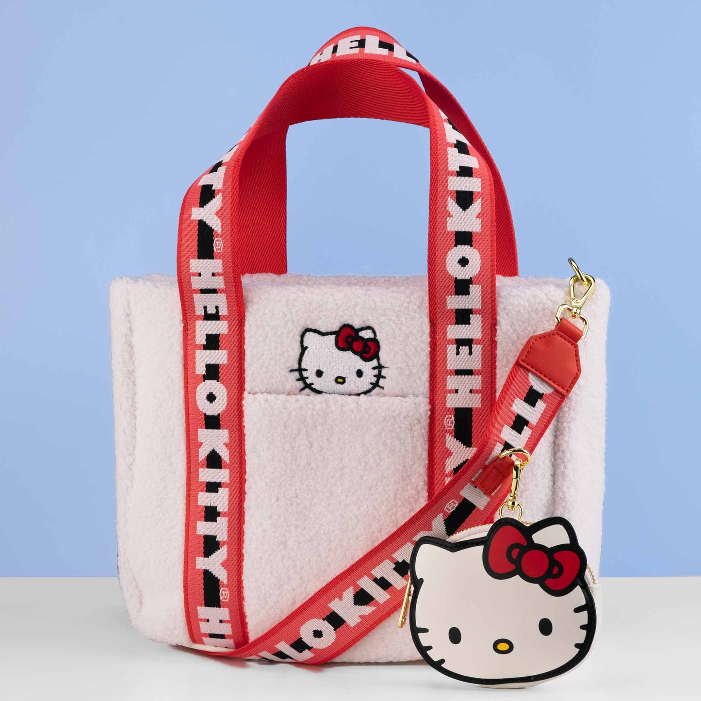 Loungefly x Sanrio Hello Kitty Sherpa Tote Bag with Coin Purse