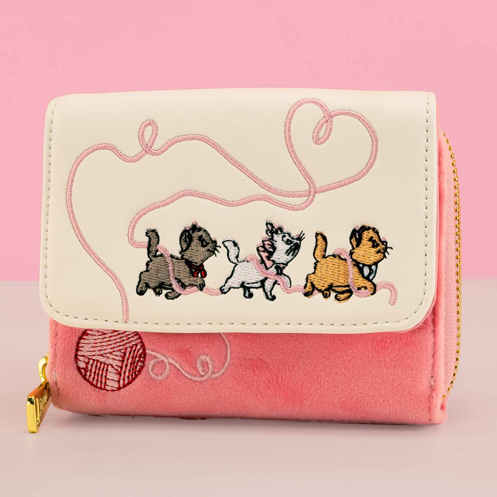 Loungefly x Disney The Aristocats Heart Yarn Plush Wallet