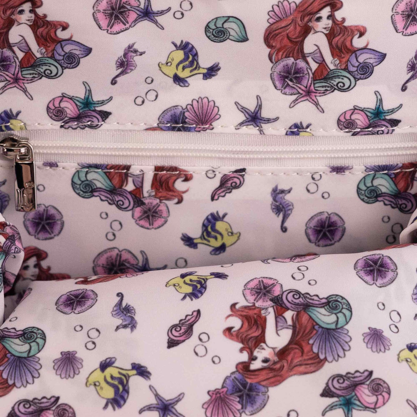 Loungefly x Disney Ariel Floral Kisslock Mini Backpack