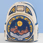 Loungefly x Harry Potter Hogwarts Stained Glass Mini Backpack