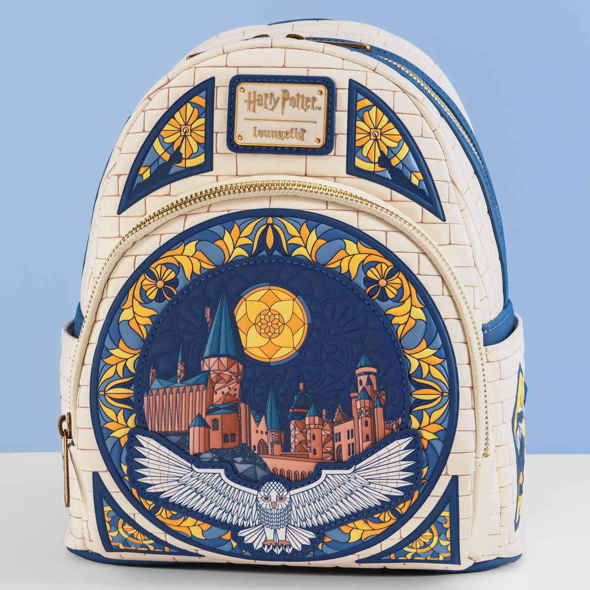 Loungefly x Harry Potter Hogwarts Stained Glass Mini Backpack