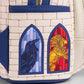 Loungefly x Harry Potter Hogwarts Stained Glass Mini Backpack