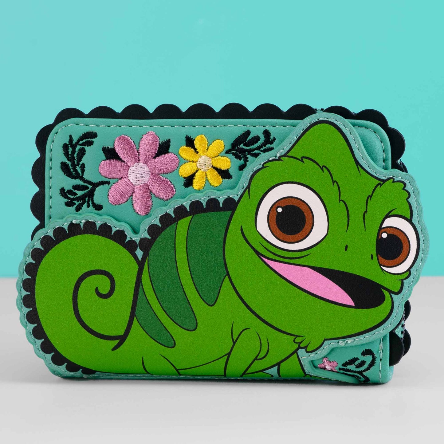 Loungefly x Disney Tangled Pascal Floral Wallet