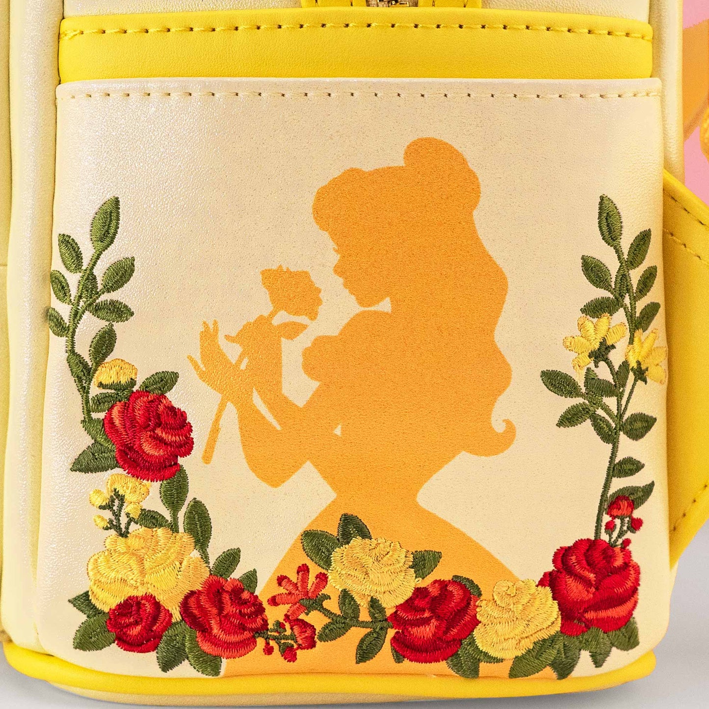 Loungefly x Disney Beauty & The Beast Shimmer Rose Mini Backpack