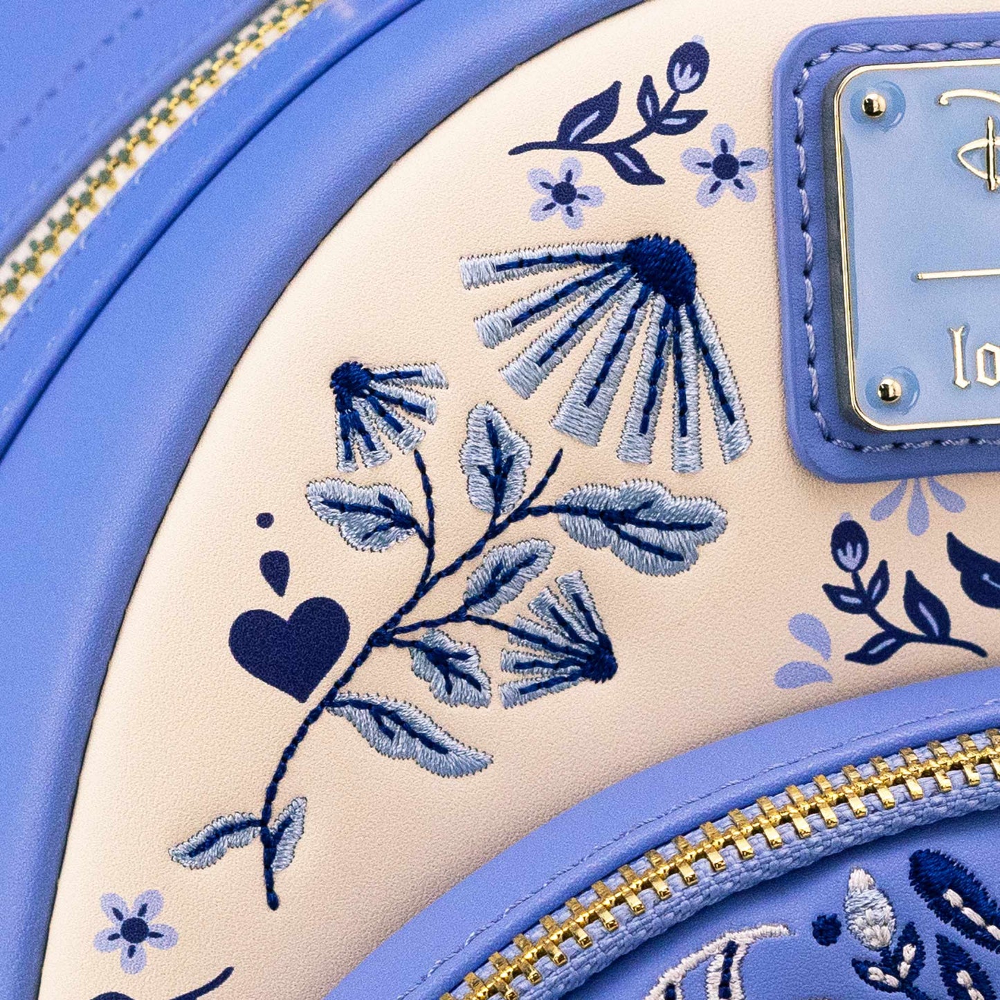 Loungefly x Disney Bambi Blue Floral Mini Backpack
