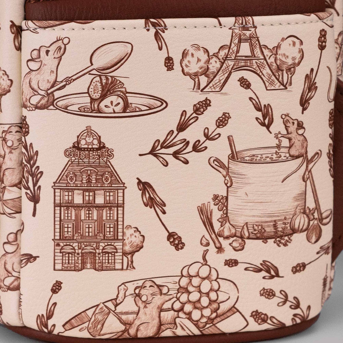 Loungefly x Disney Ratatouille Remy Sketches Mini Backpack