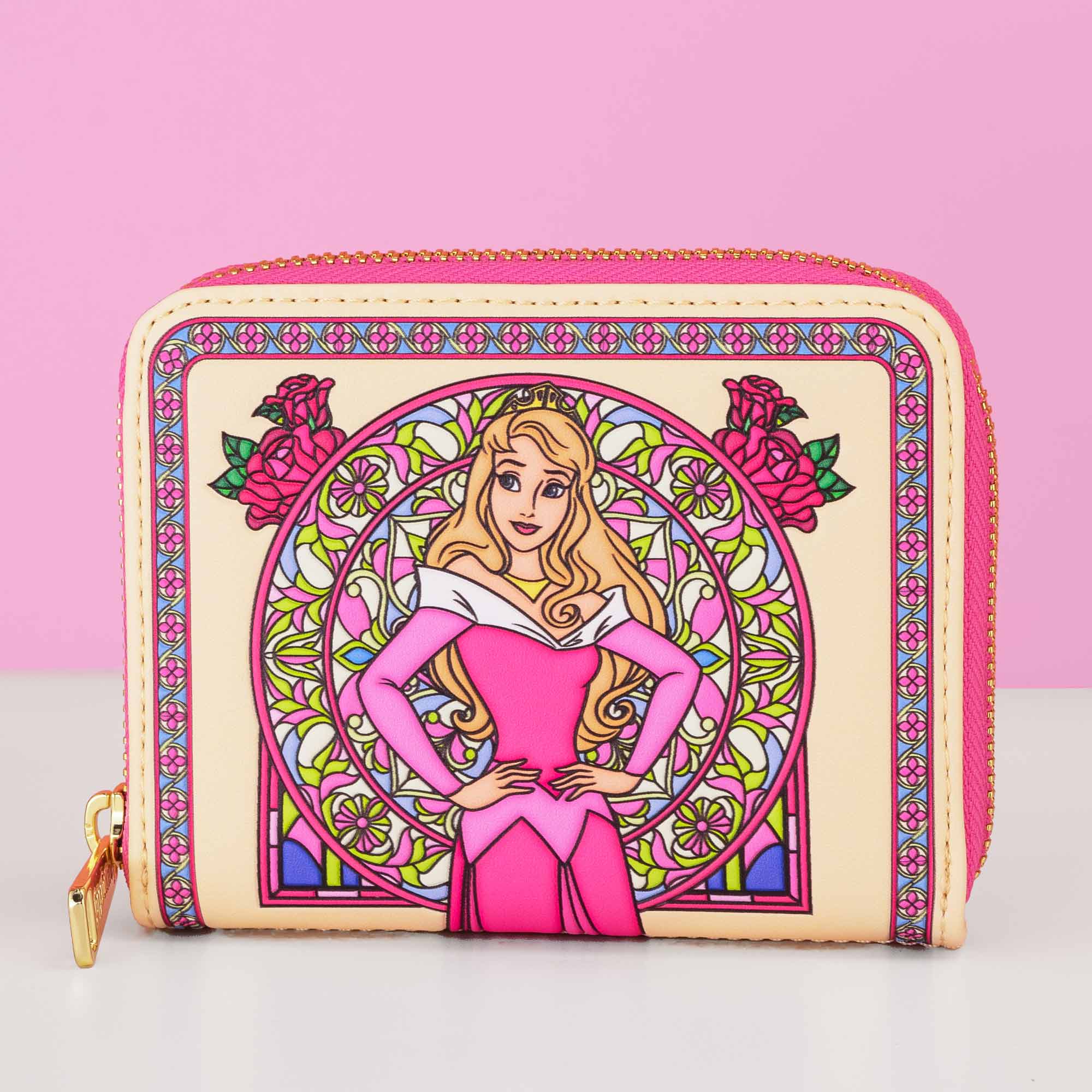 Loungefly x Disney Sleeping Beauty Aurora Stained Glass Wallet