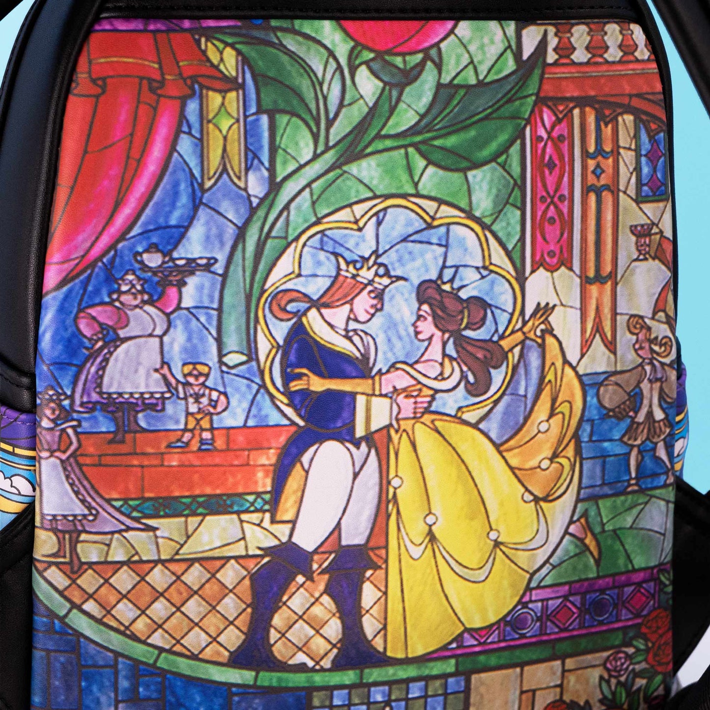 Loungefly x Disney Beauty and the Beast Belle Castle Mini Backpack